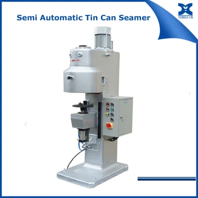 반자동 수동 양철 깡통 시머 기계